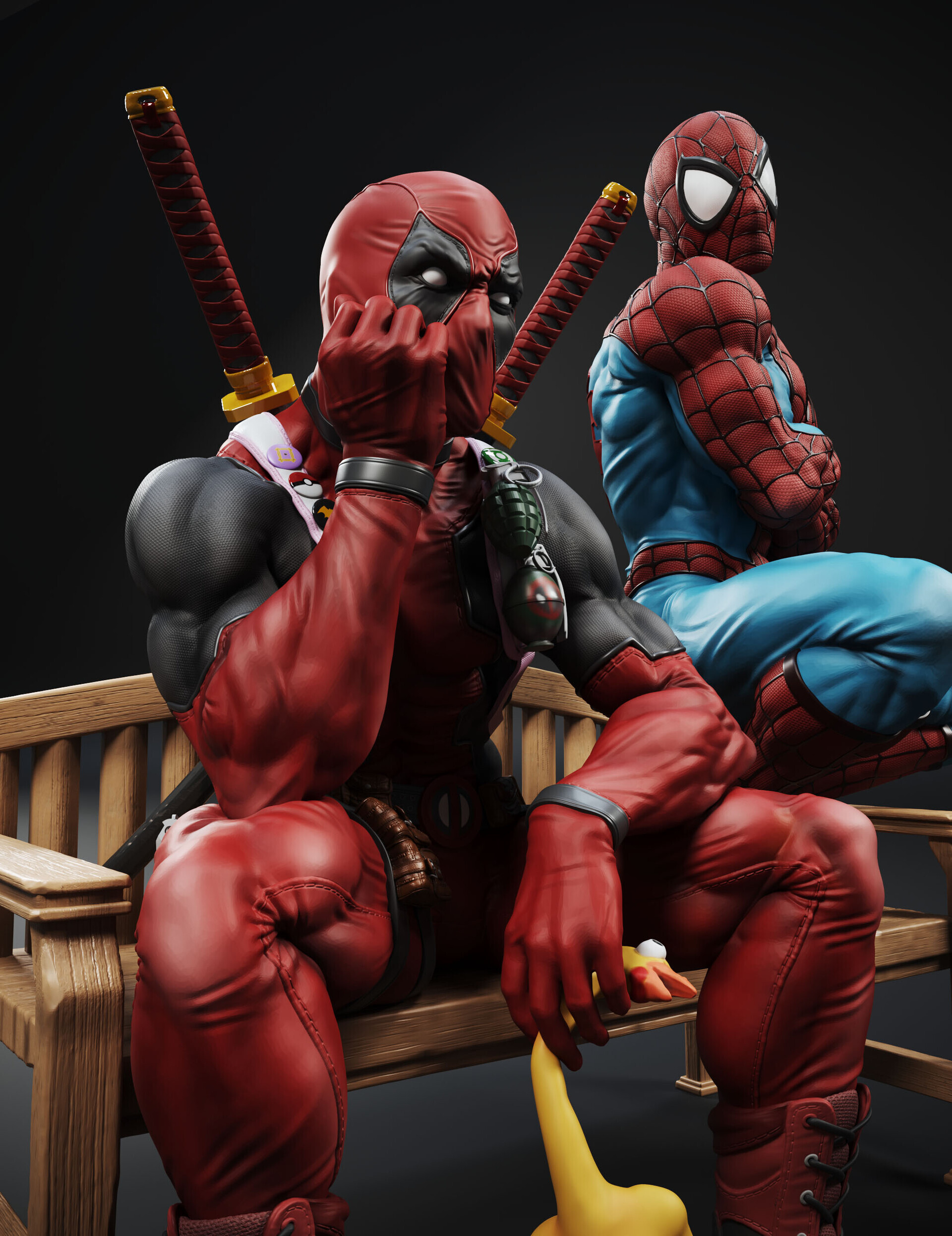 Spiderman And Deadpool – Collectibles